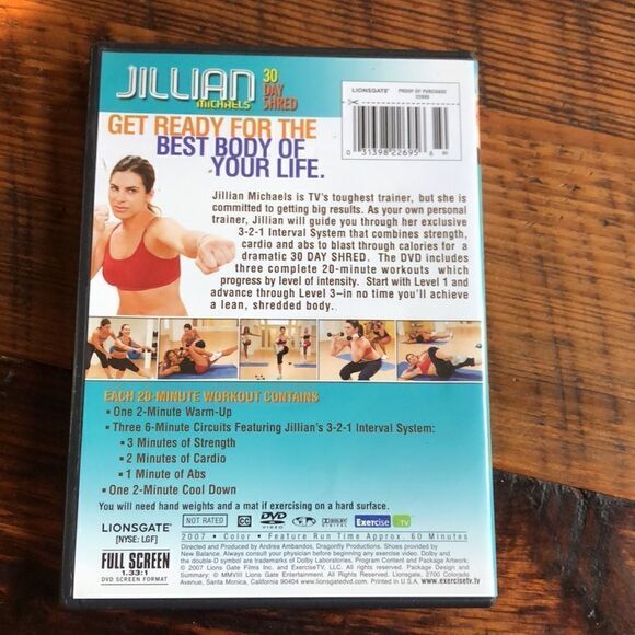 Jillian Michaels 30 Day Shred DVD - Picture 4 of 5